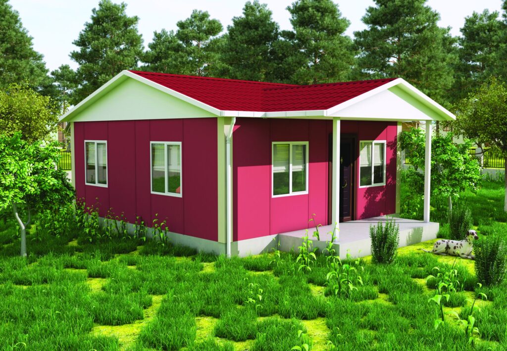 VERA 512 — 45 m² 2+1 Tek Katlı Prefabrik Ev