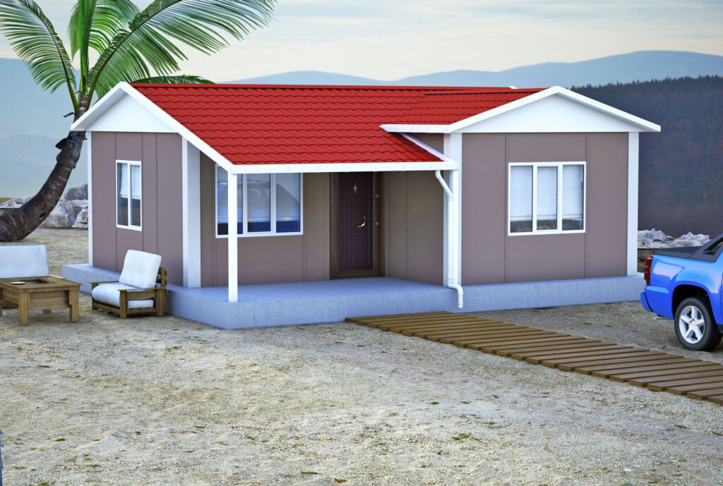 VERA 514 — 47 m² 1+1 Tek Katlı Prefabrik Ev