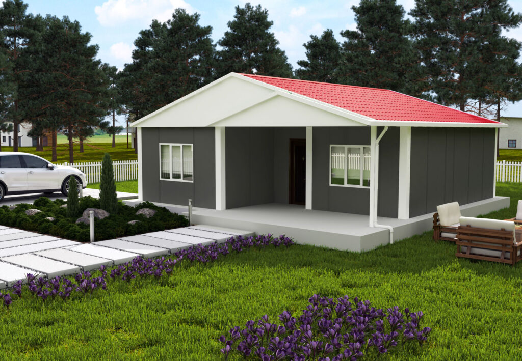 VERA 524 — 82 m² 2+1 Tek Katlı Prefabrik Ev