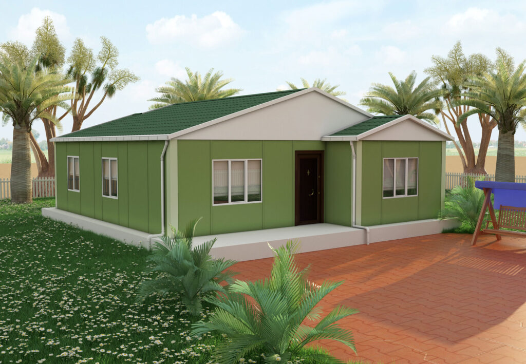 VERA 525 — 90 m² 3+1 Tek Katlı Prefabrik Ev