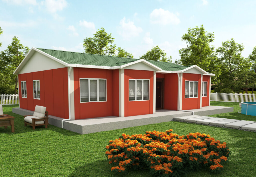 VERA 529 — 112 m² 3+1 Tek Katlı Prefabrik Ev