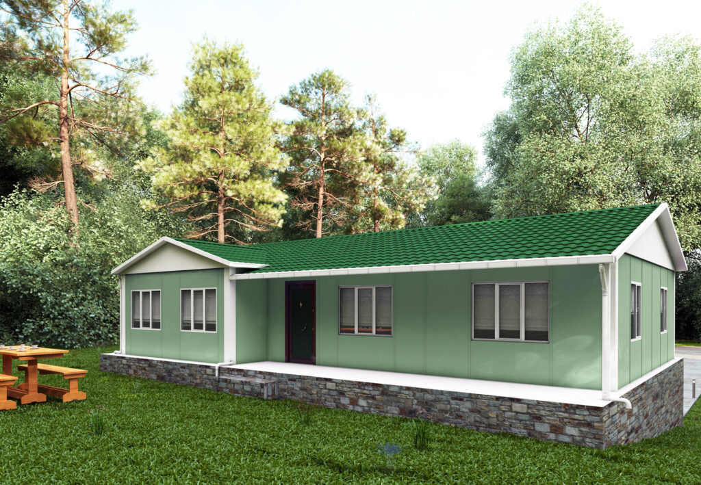 VERA 535 — 125 m² 4+1 Tek Katlı Prefabrik Ev