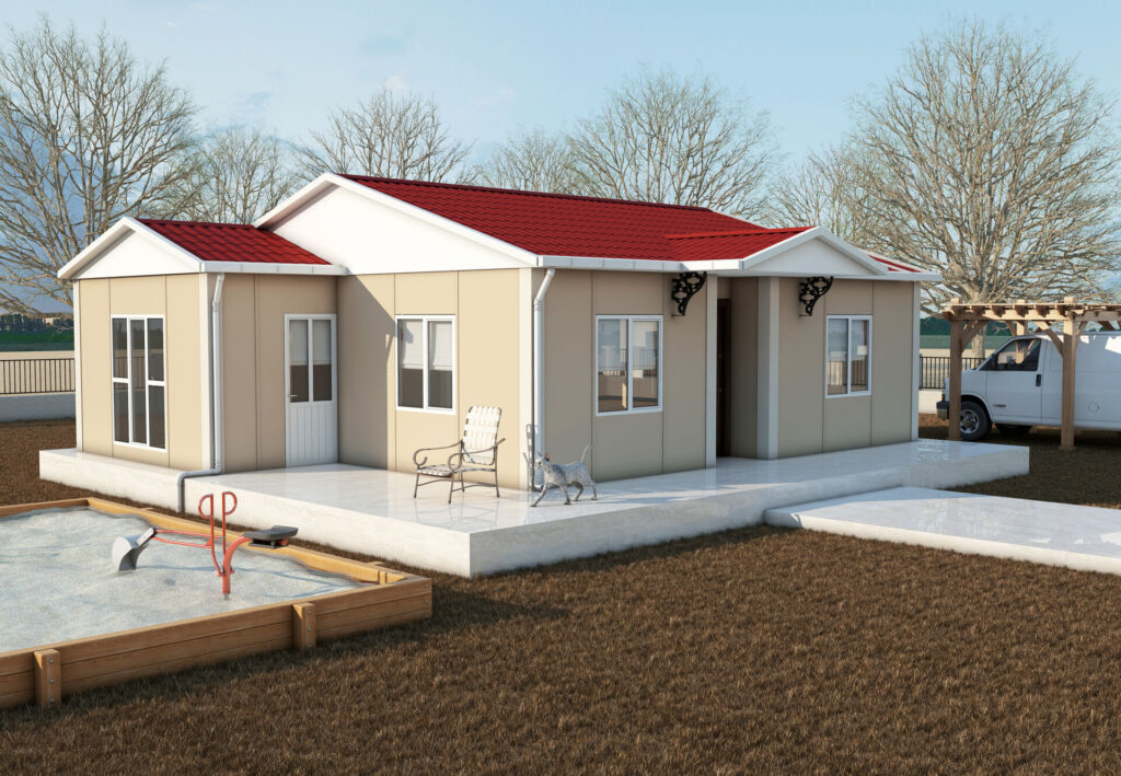 VERA 538 — 72 m² 2+1 Tek Katlı Prefabrik Ev