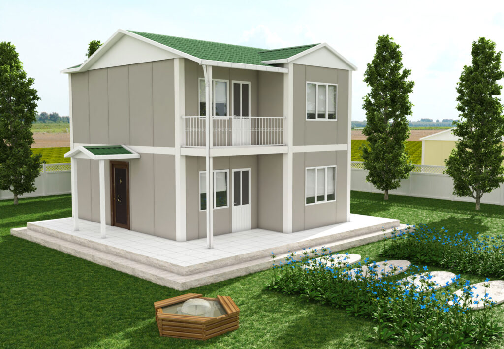 VERA 712 — 86 m² 2+1 Çift Katlı Prefabrik Ev