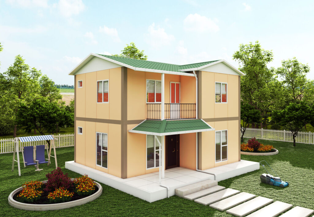 VERA 714 — 100 m² 2+1 Çift Katlı Prefabrik Ev