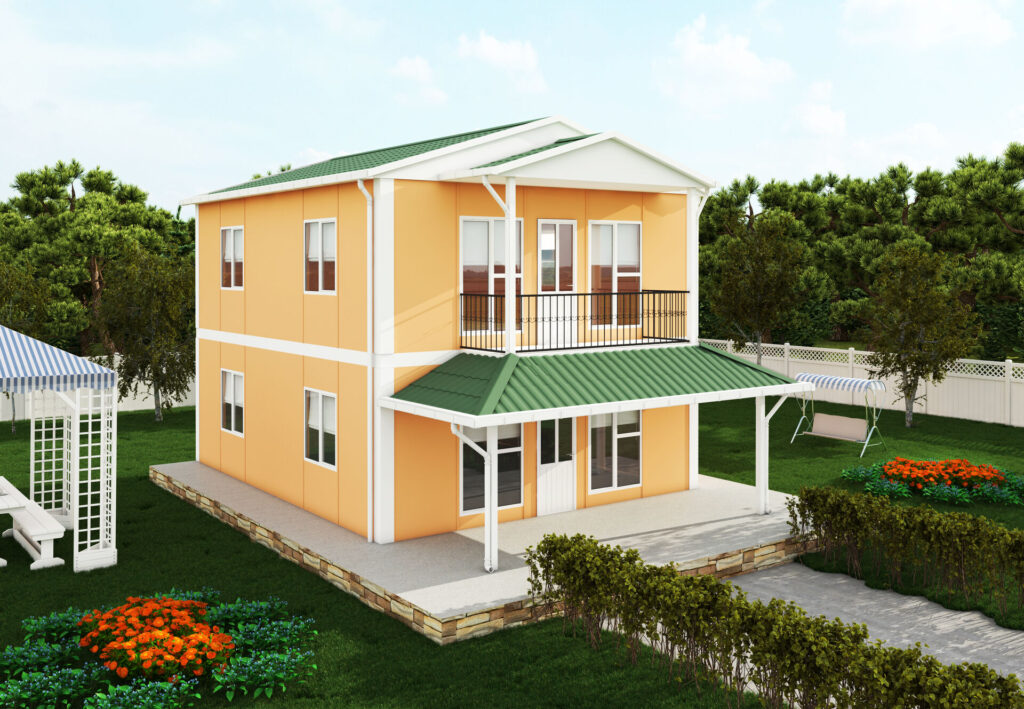 VERA 718 — 122 m² 3+1 Çift Katlı Prefabrik Ev