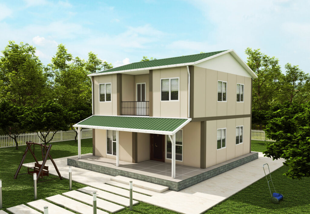 VERA 719 — 131 m² 3+1 Çift Katlı Prefabrik Ev