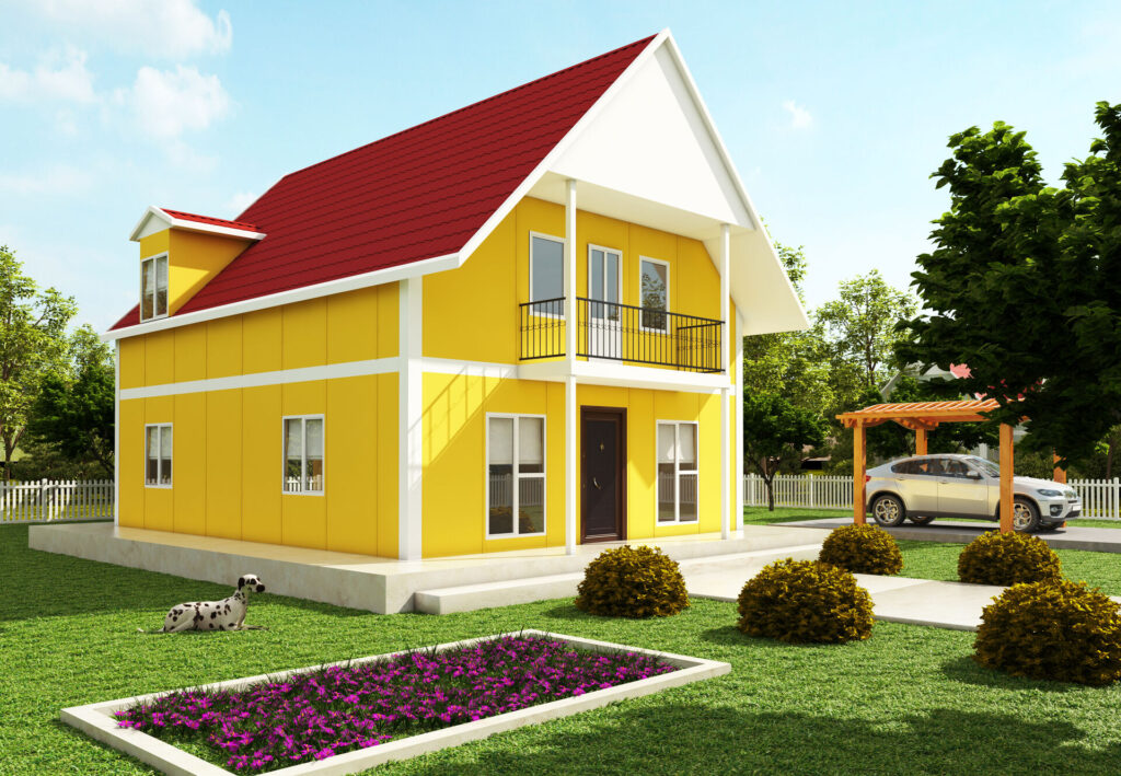 VERA 720 — 134 m² 4+1 Çift Katlı Prefabrik Ev