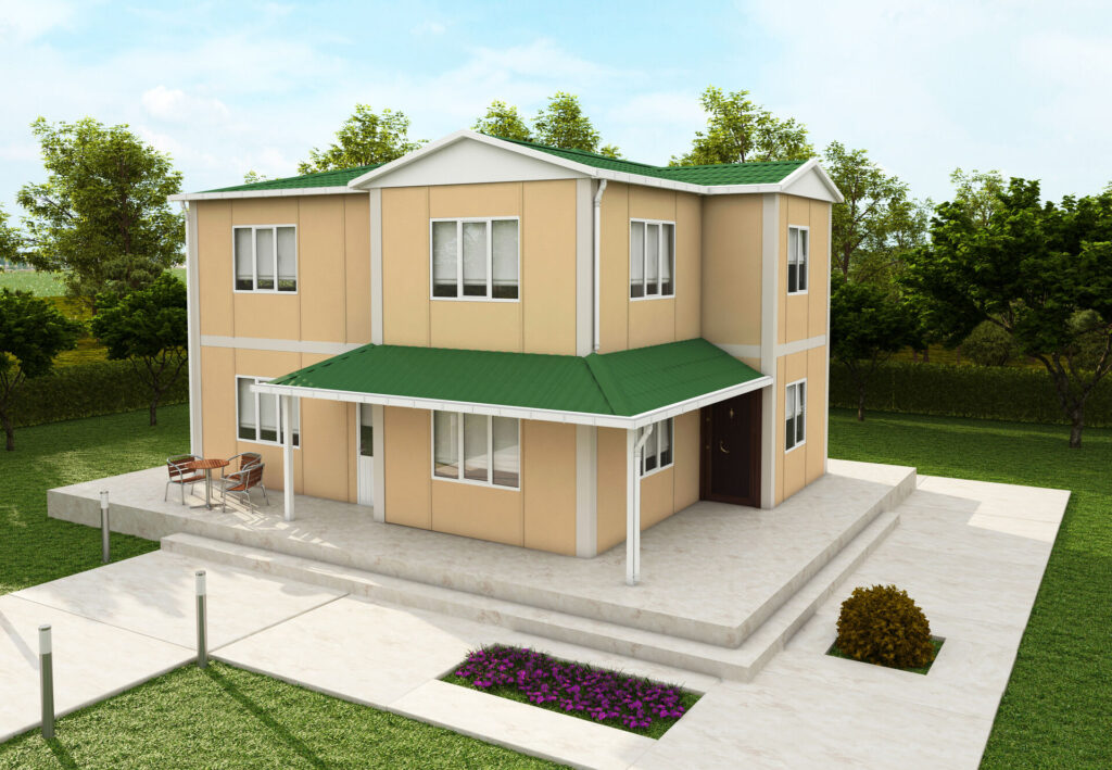 VERA 721 — 142 m² 3+1 Çift Katlı Prefabrik Ev